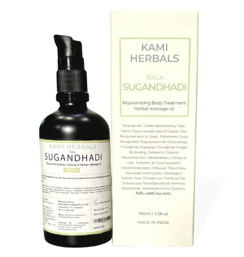 REJUVENATING BODY TREATMENT SUGANDHADI HERBAL OIL 100ml